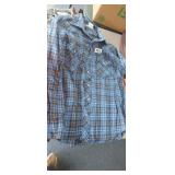 WRANGLER LONG SLEEVE FLANNEL SHIRT, SIZE LARGE