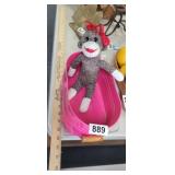 GIRL SOCK MONKEY IN TIN