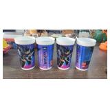 (4) PLASTIC BATMAN RETURNS CUPS