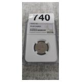 1972 S JEFFERSON NICKEL, GRADED 69 CAMEO