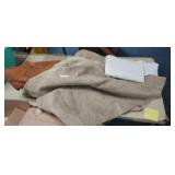 LOT OF FABRICS, LEATHER LIKE