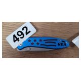 NRA FOLDING POCKET KNIFE