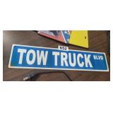 TOW TRUCK SIGN *PLASTIC