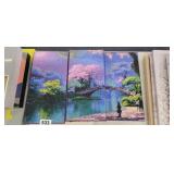 3 PCS DIAMOND WALL ART