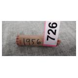 ROLL OF 1956 WHEAT PENNIES
