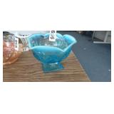 ANTIQUE JEFFERSON GLASS OPALESCENT BOWL