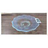 ANTIQUE GLASS SNACK TRAY