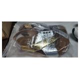 METALIC DRESS SANDALS, LADIES SIZE 8.5, NEW