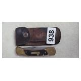 OLD TIMER POCKET KNIFE WITH SHEATH #70