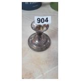 WEIGHTED STERLING CANDLE HOLDER