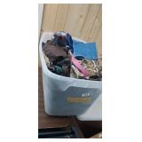 TOTE FULL OF CLOTHING