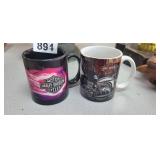 2 HARLEY DAVIDSON COFFEE CUPS