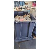 TOTE OF MENS CLOTHING