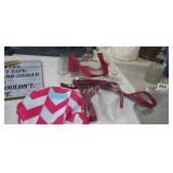 (3) BAGS, CLEAR RAZORBACK, CLEAR, & CLINIQUE MAKEU