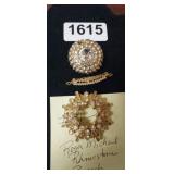 PIN AND (2) BROOCHES