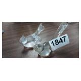 GLASS BIRD DECOR