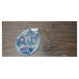 HUMMINGBIRD SUNCATCHER & WIRE FLOWER