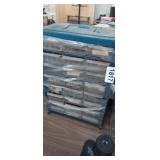 ORGANIZER WITH HEX KEYS AND BOLTS