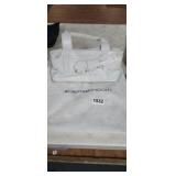 ROBERTAGANDOLFI PURSE AND DUST COVER, GENTLY USED
