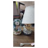 ANGEL CLOCK AND ANGEL LAMP