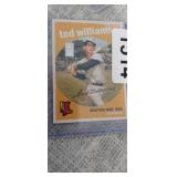 TED WILLIAMS BASEBALL CARD W/.999 FINE SILVER GR.