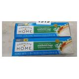 (2) BOXES OF ZIPPER SANDWICH BAGS