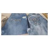 (2) JEANS, GENTLY USED, SIZE 16