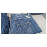 WRANGLER JEANS, GENTLY USED, SIZE 17