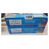 (2) BOXES OF GALLON SIZE FREEZER BAGS