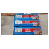 (3) BOXES OF QUART SIZE ZIPPER BAGS
