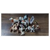 LOT OF CERAMIC DOGS