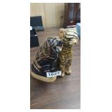 TIGER AND LEOPARD FIGURINES
