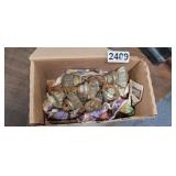 BOX OF VINTAGE DOOR KNOBS