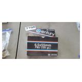 (2) BOXES OF (20) 6.5 X 55 AMMO