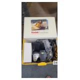 KODAK CAMERA WITH CHARGER AND ADAPTERS