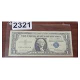 1957 BLUE SEAL SILVER CERTIFICATE