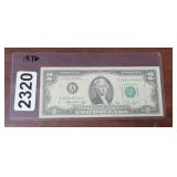 1976 GREEN SEAL $2 BILL