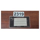 24 GRAINS .999 SILVER BARS