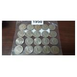 (20) KENNEDY HALF DOLLARS