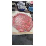 LARGE PAINTED TRAY