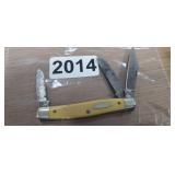 VINTAGE SCHRADE UNCLE HENRY  3 BLADE POCKET KNIFE