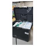 BOX FULL OF FIRST AID SUPPLIES