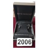 PRIMROSE STERLING SILVER AND CUBIC ZIRCONIA EARRIN
