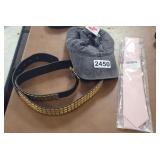 HAT, BELT, TIE, YOGA TIGHTS