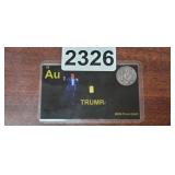 1/4 GRAIN .999 PURE GOLD TRUMP BAR