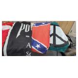 (3) FLAGS *POW, STARS AND BARS, PEACE