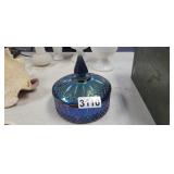 VINTAGE INDIANA GLASS PRINCESS DIAMOND CANDY DISH