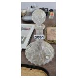 ANTIQUE CUT GLASS DECANTER