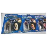 (3) STAR TREK FIGURINES, NIP