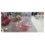 LE SMITH CARNIVAL GLASS BOWL